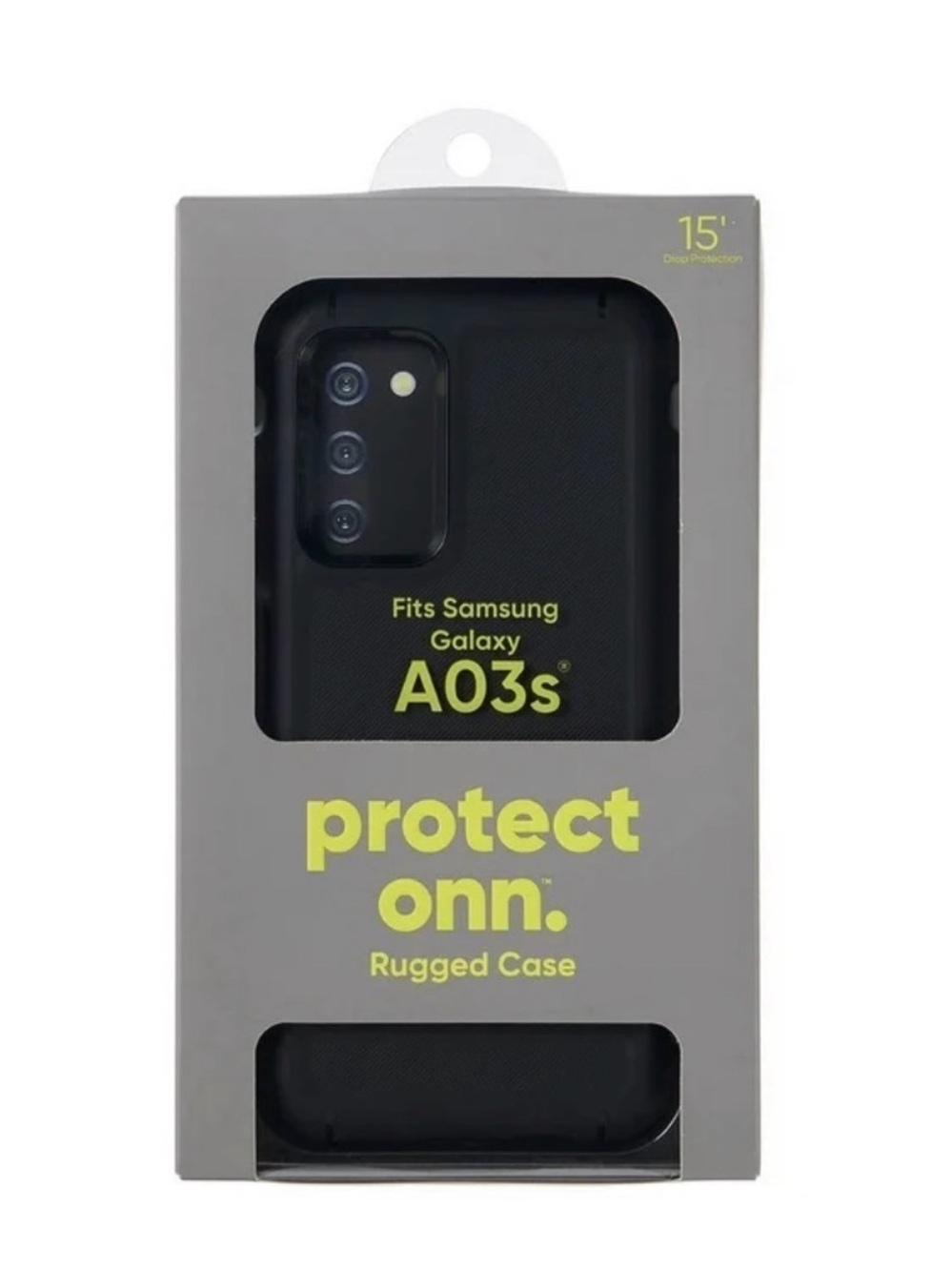 On Running Black Rugged Protective Case for Samsung Galaxy A03s